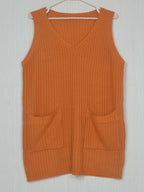 Stunncal V Neck Sleeveless Knit Vest