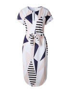 Stunncal Trendy Printed Asymmetrical Dress